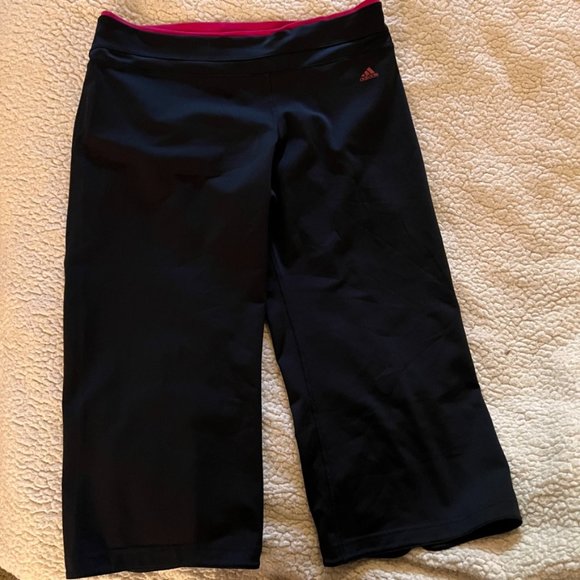 Adidas Capri Workout Pants Size Large - Picture 1 of 5